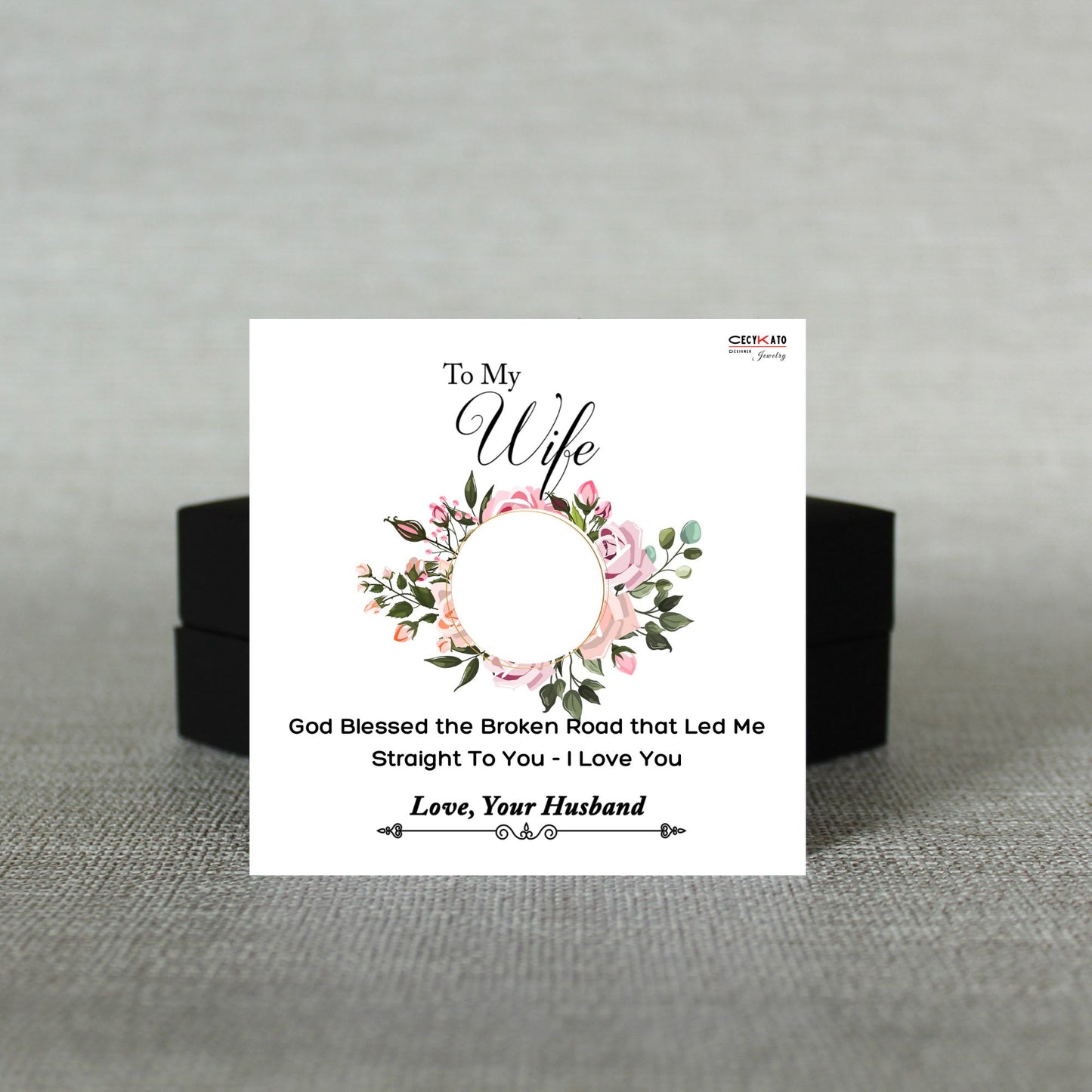 To My Wife Message Card - C12W