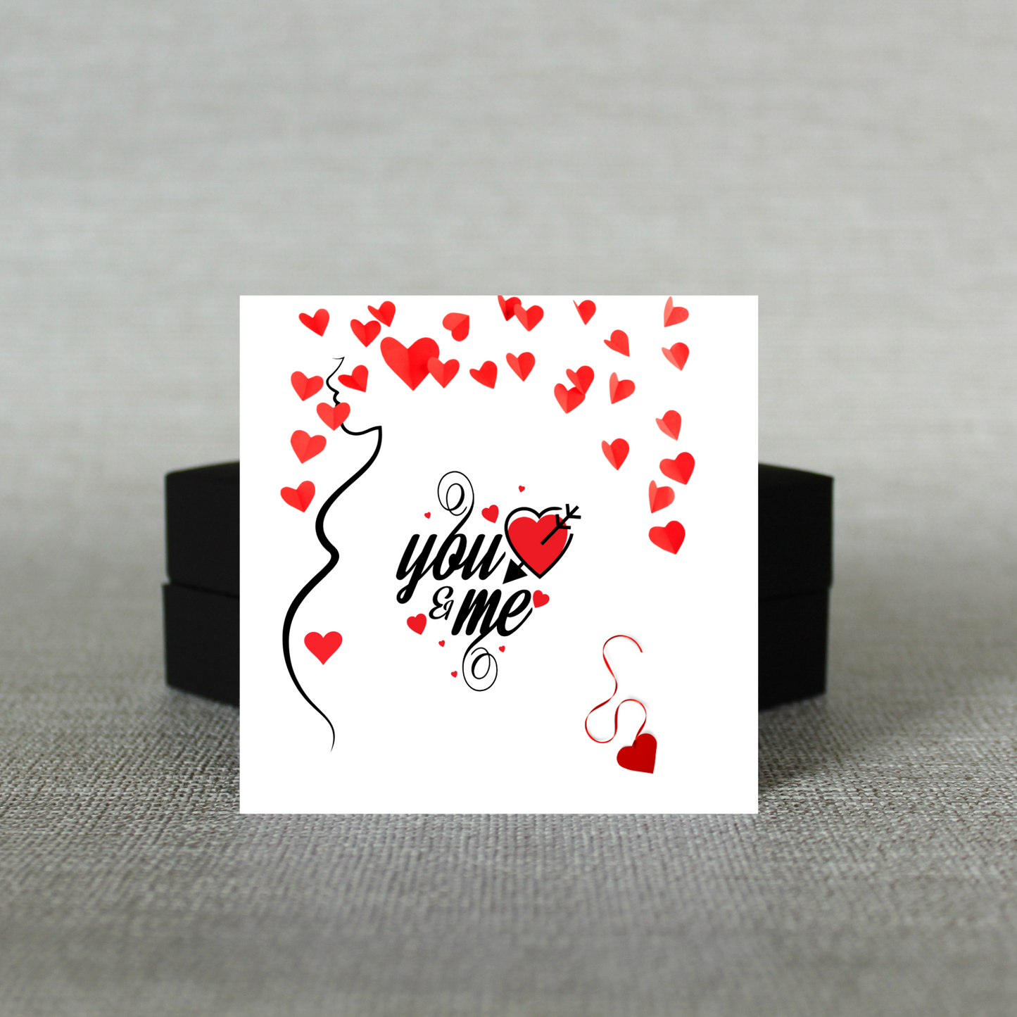 You & Me Message Card - C111