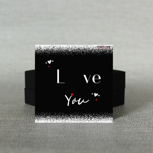 I Love You Message Card - C77LY