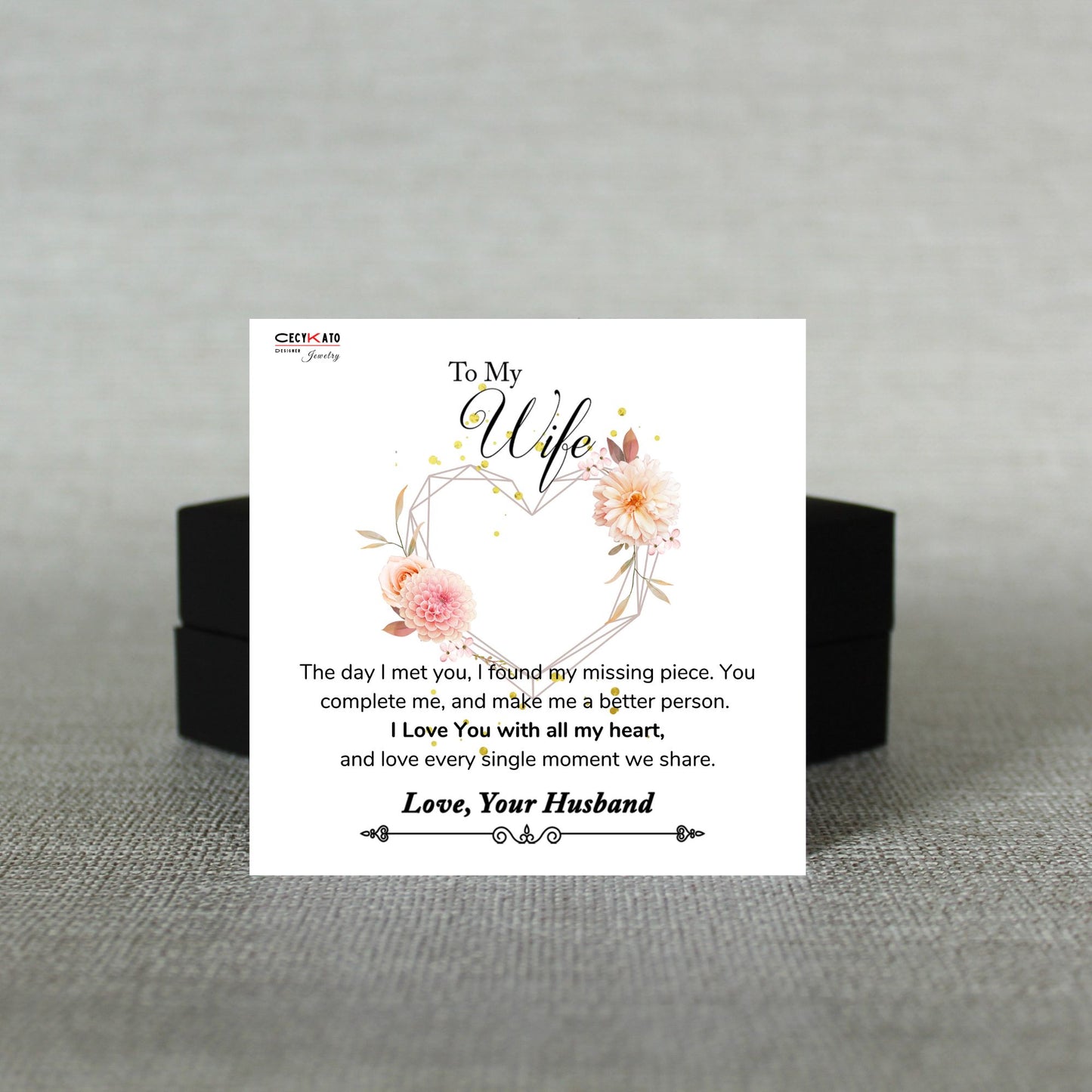 To My Wife Message Card - C14W