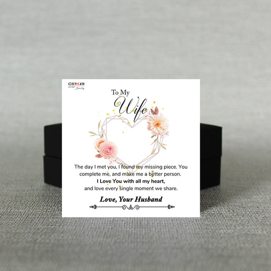 To My Wife Message Card - C14W