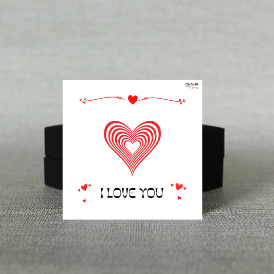 I Love You Message Card - C75LY