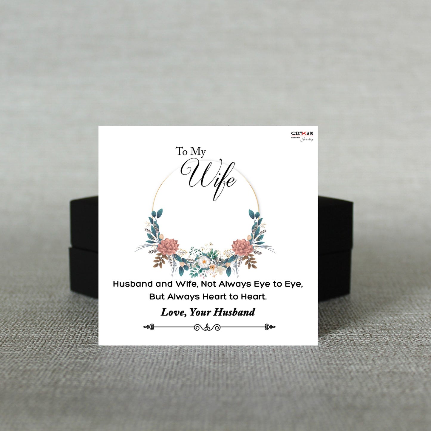To My Wife Message Card - C11W