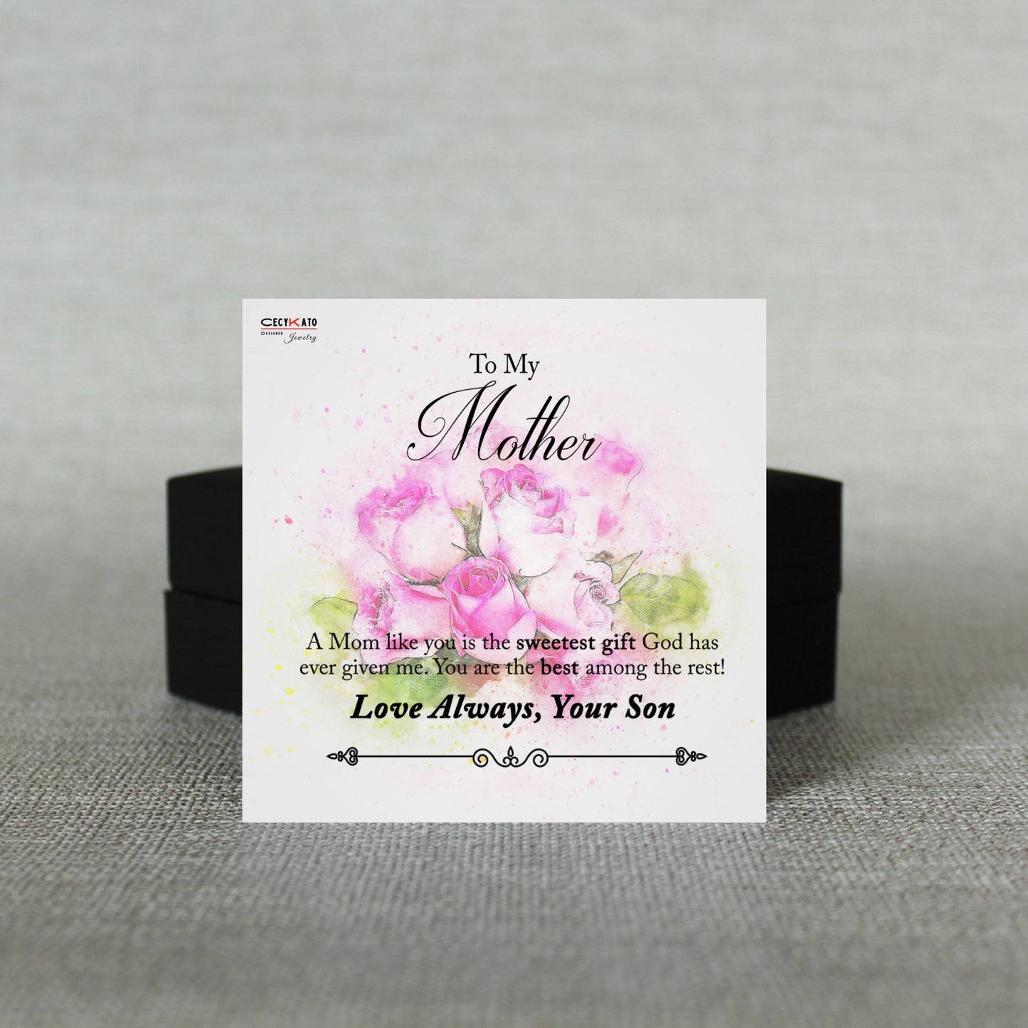 To My Mother Card Message Card - C81M