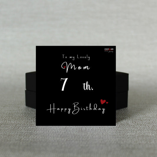 Mom 70 Milestone Birthday / Happy Birthday Message Card - C80HBM7