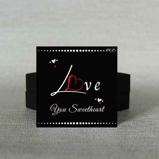 Love You Sweetheart Message Card - C71LY