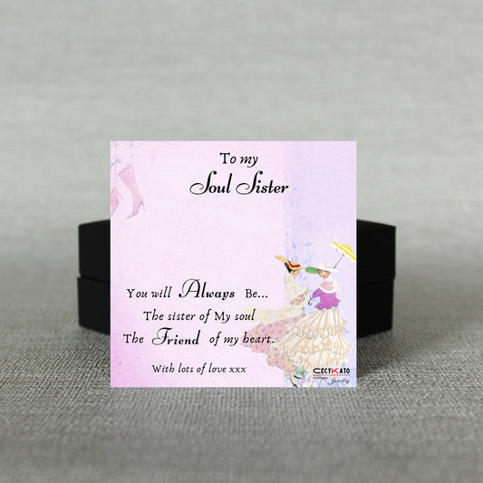 Soul Sister Message Card  - C43F
