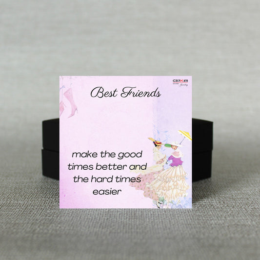 Best Friends Message Card - C47F
