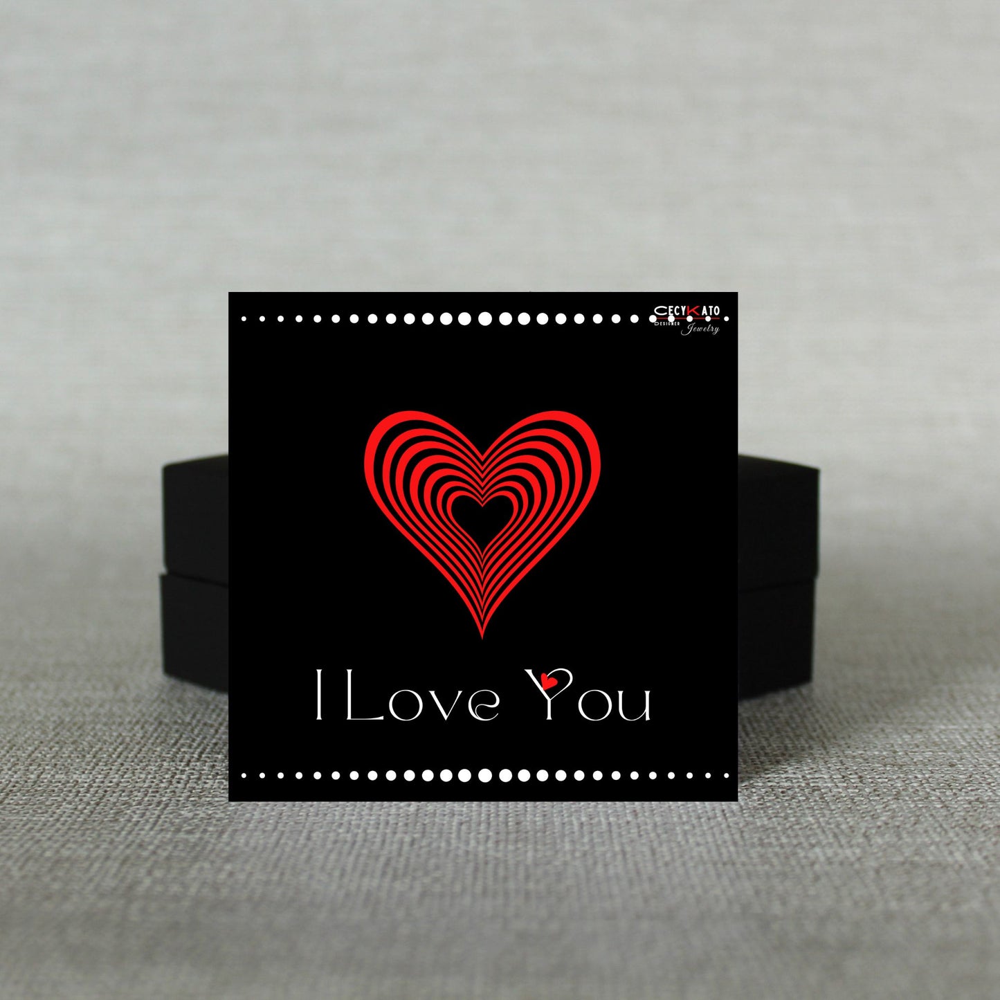 I Love You Message Card - C66LY