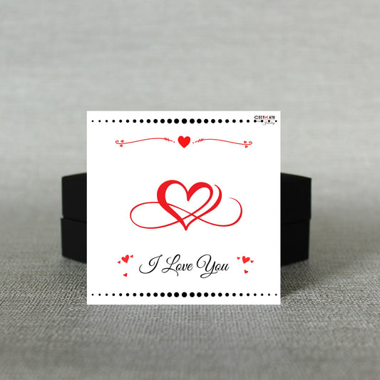 I Love You Message Card - C67LY