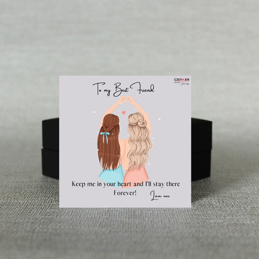 Best Friends Message Card - C46F