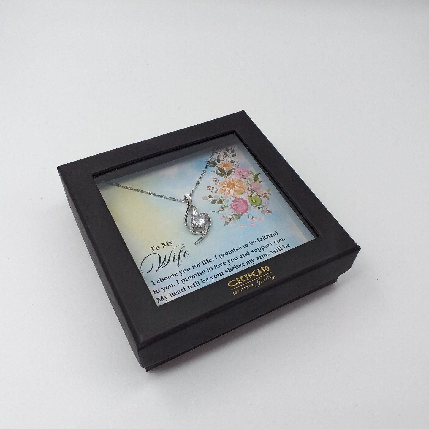 To My Wife Message Card - C18W