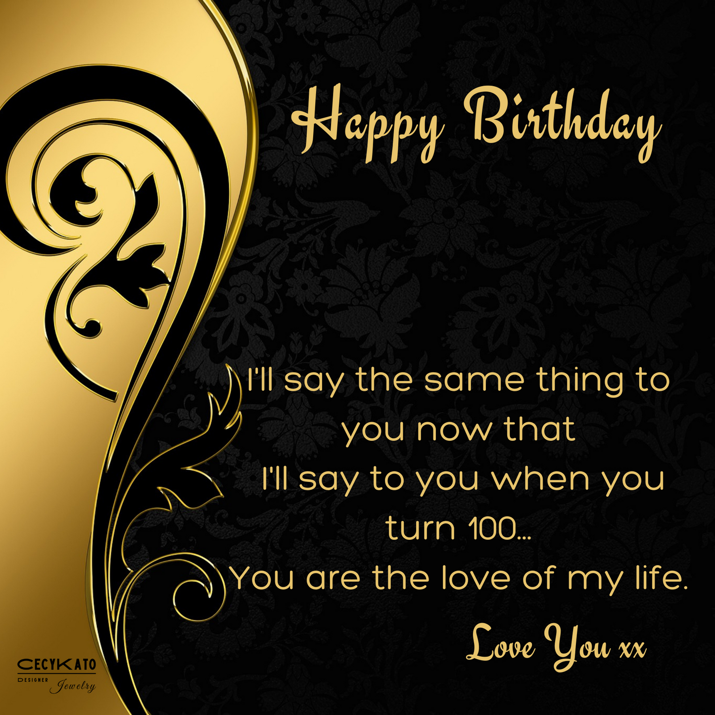 Happy Birthday - Message Card - C28HB