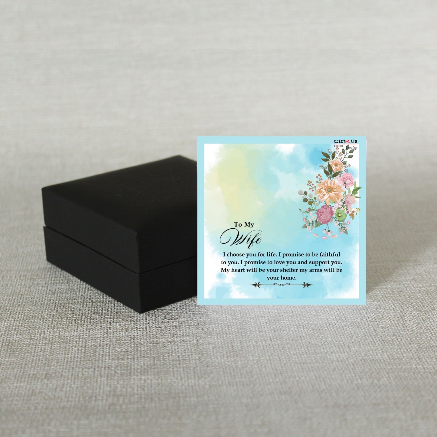 To My Wife Message Card - C18W
