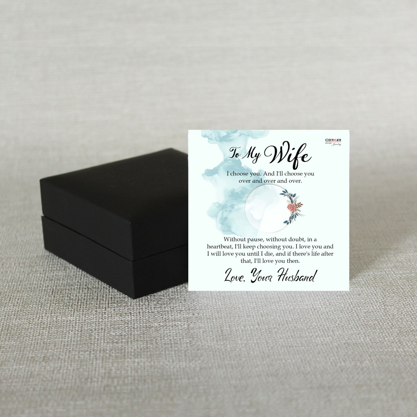 To My Wife Message Card - C17W