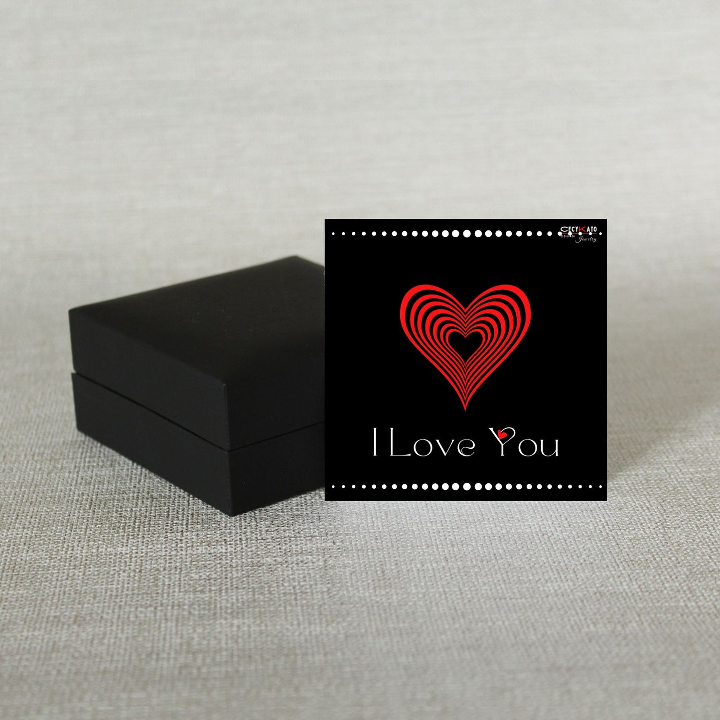 I Love You Message Card - C66LY