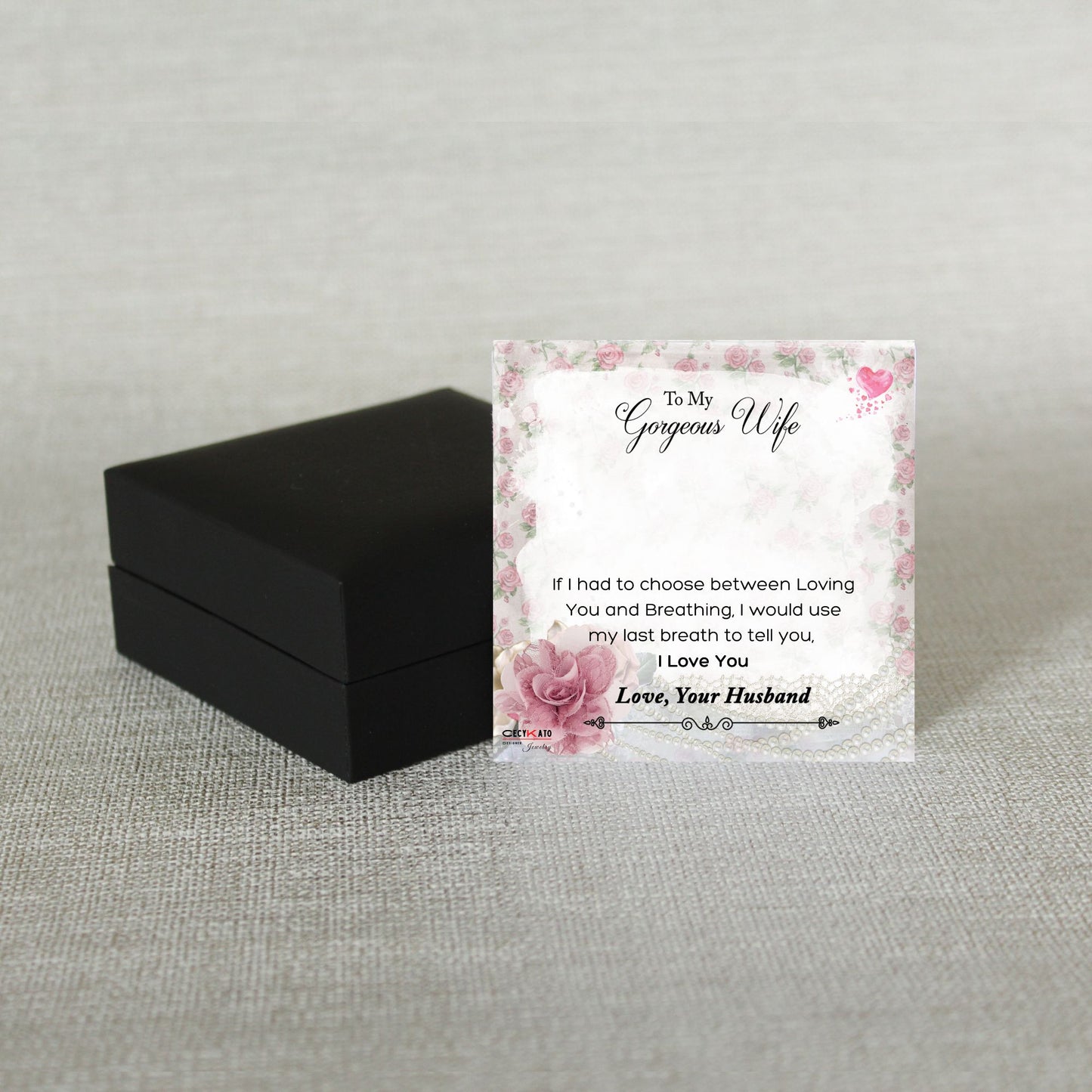Gorgeous Wife Message Card - C10W