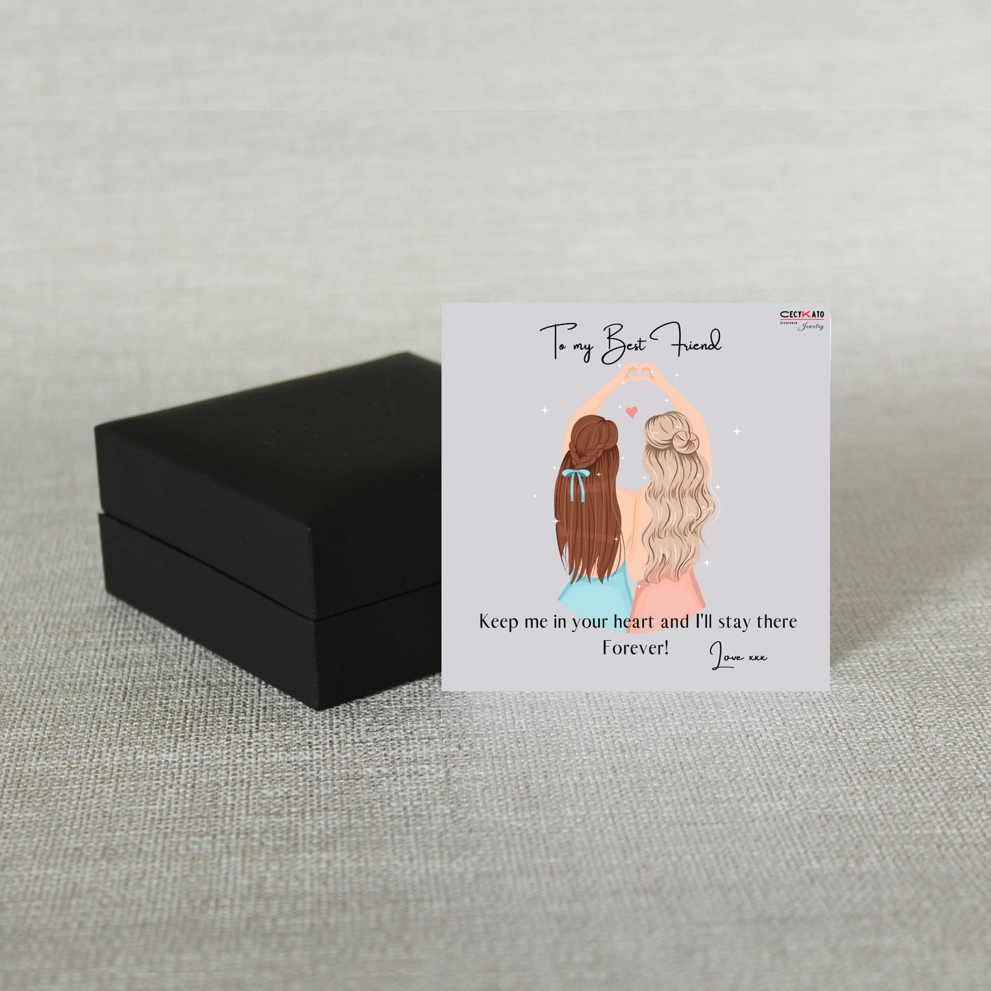 Best Friends Message Card - C46F