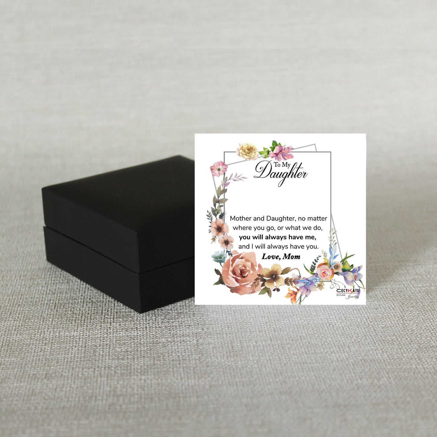 To My Daughter Message Card - C39D