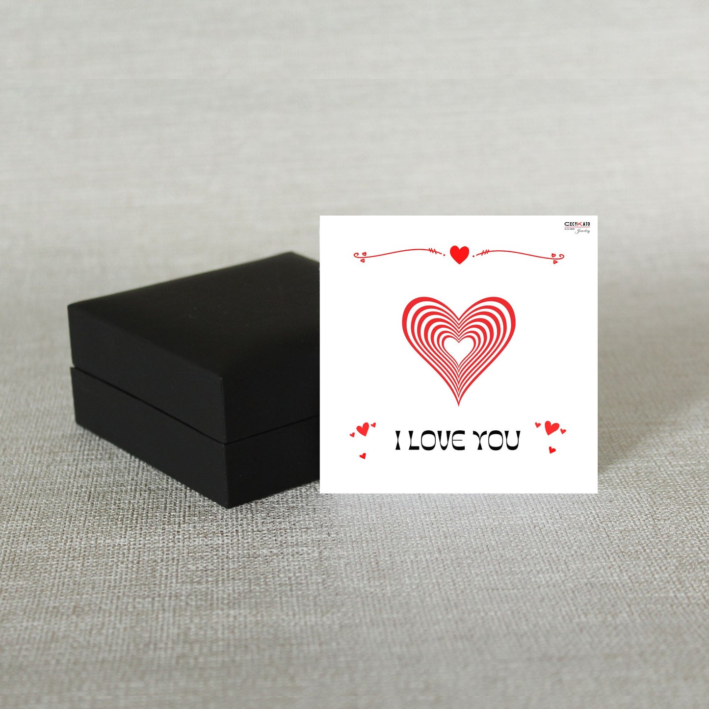 I Love You Message Card - C75LY