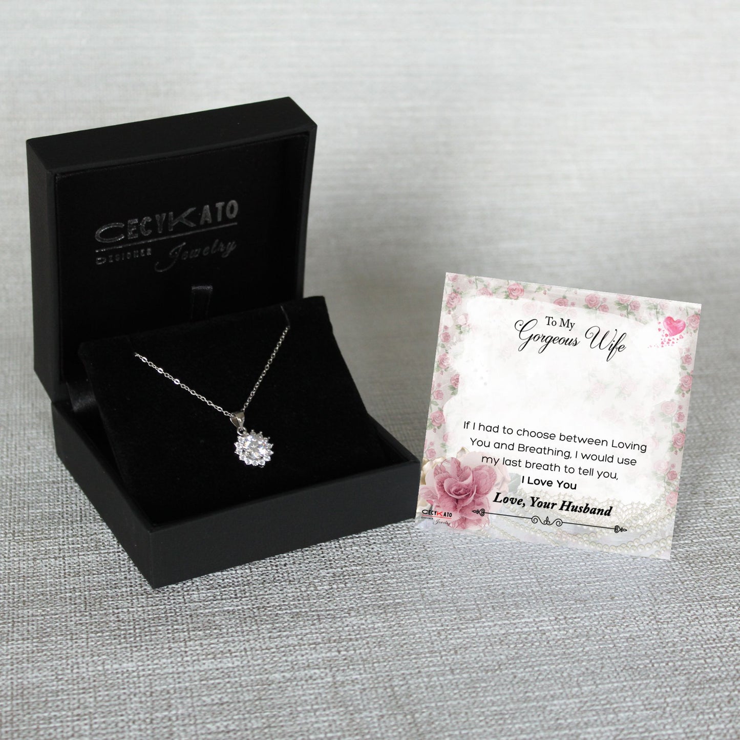 Gorgeous Wife Message Card - C10W