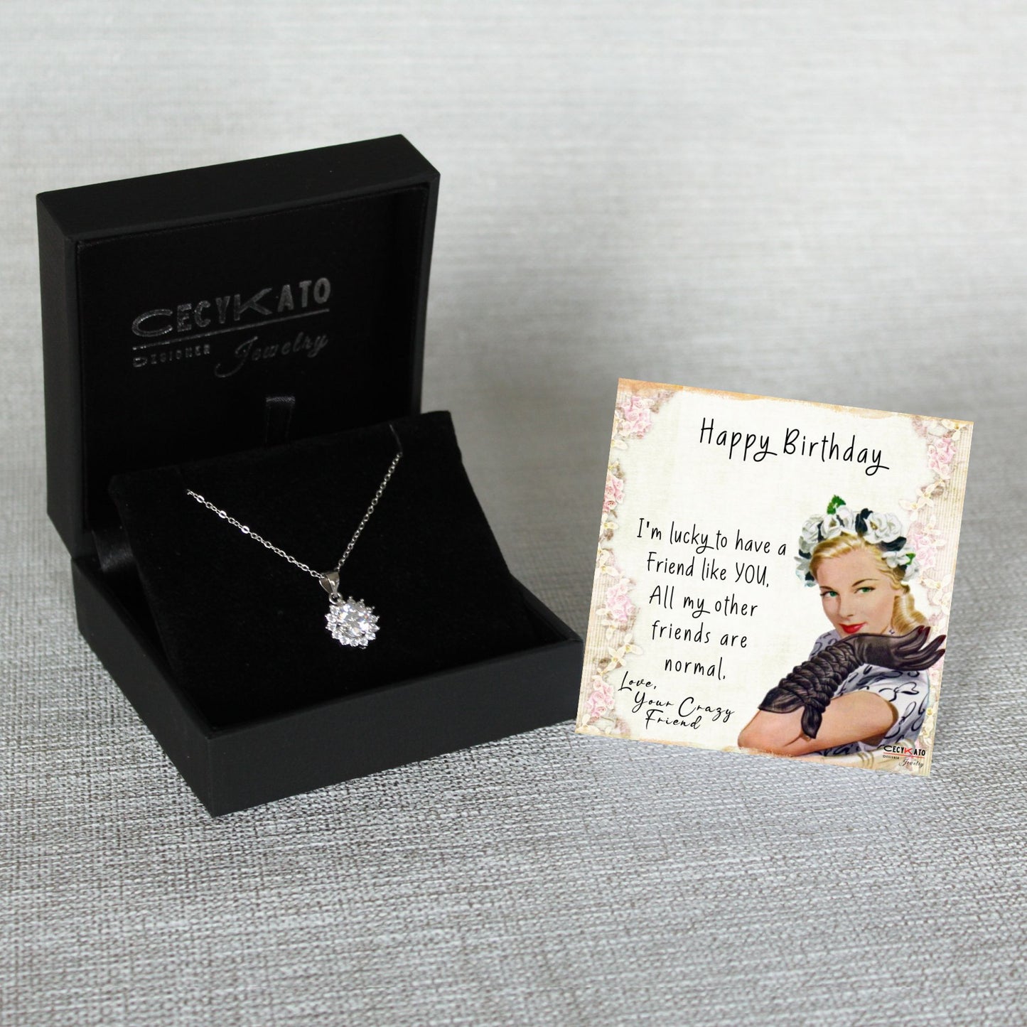 Happy Birthday - Friend Message Card - C9BHBF