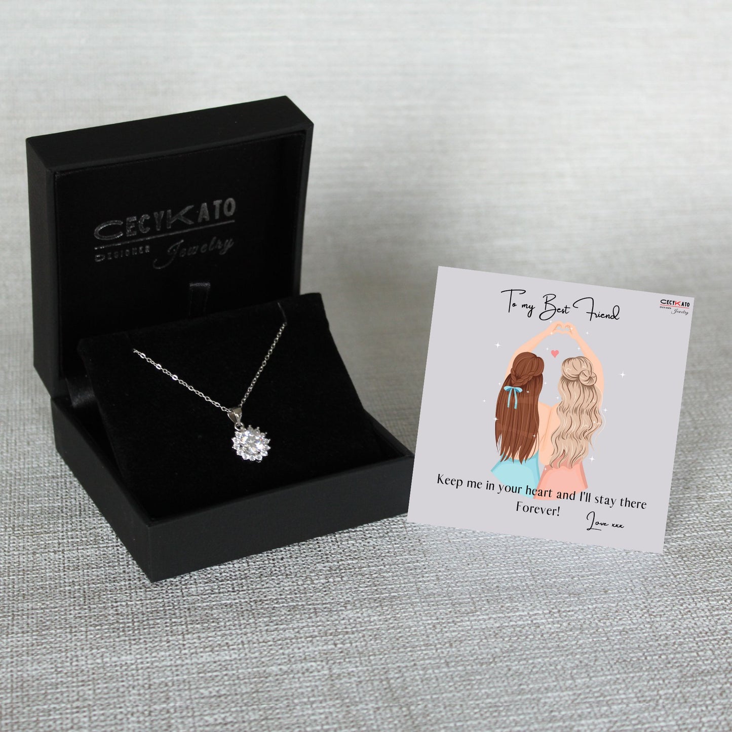 Best Friends Message Card - C46F