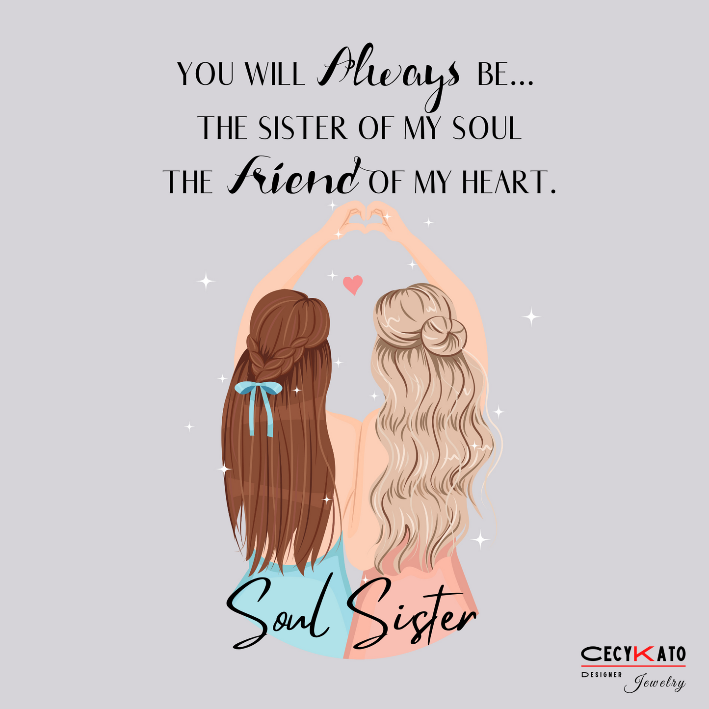 Soul Sister Message Card - C41F