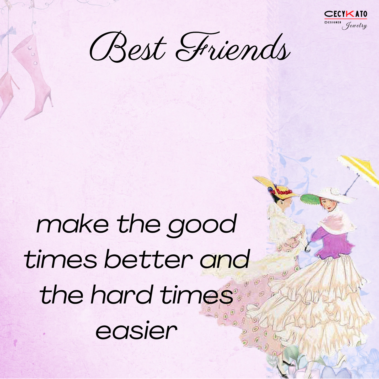 Best Friends Message Card - C47F