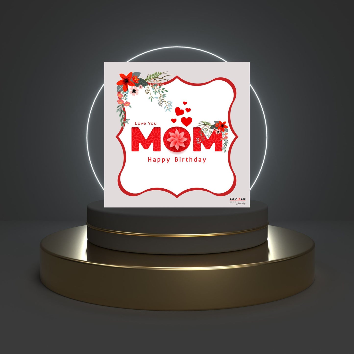 Mom Happy Birthday Message Card - C83HBM