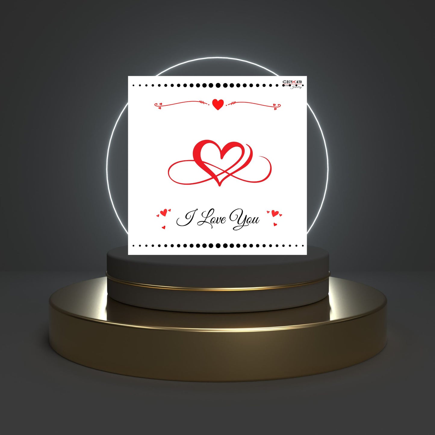 I Love You Message Card - C67LY