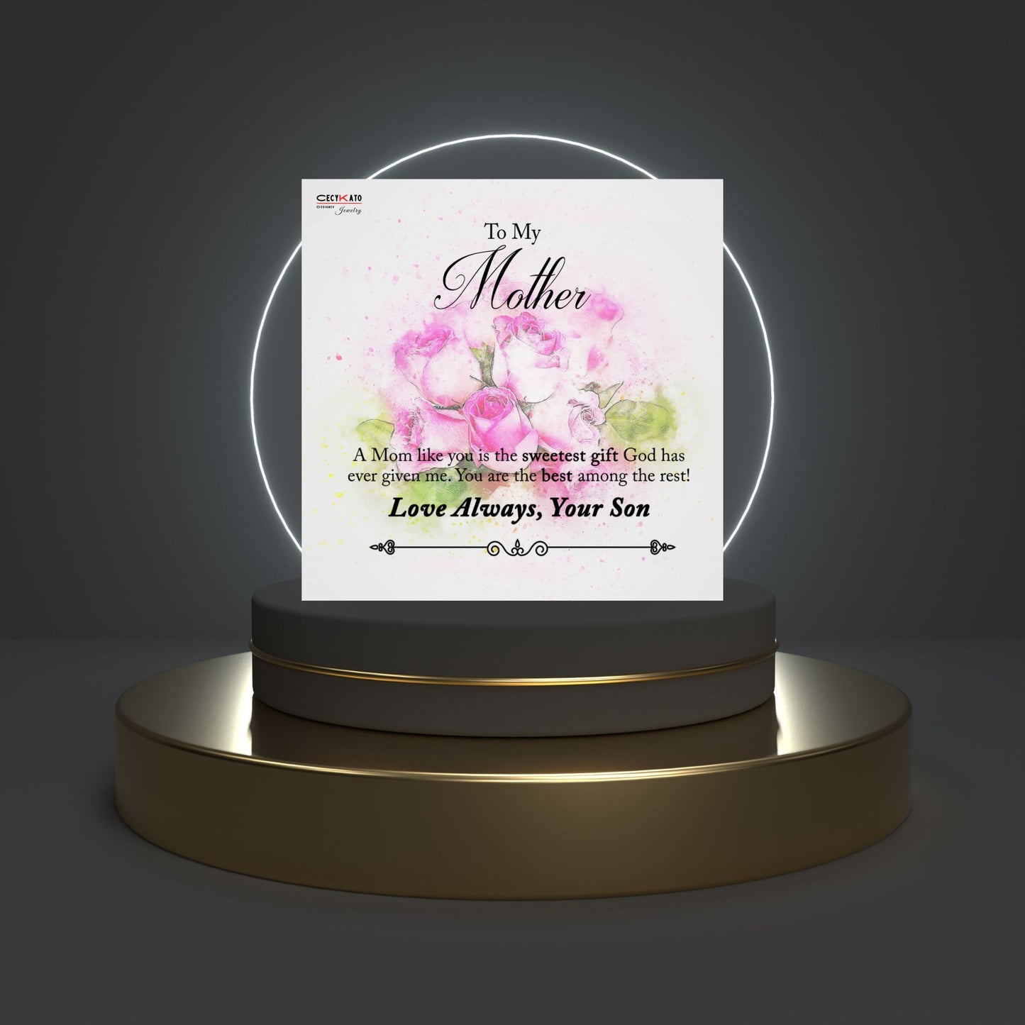 To My Mother Card Message Card - C81M