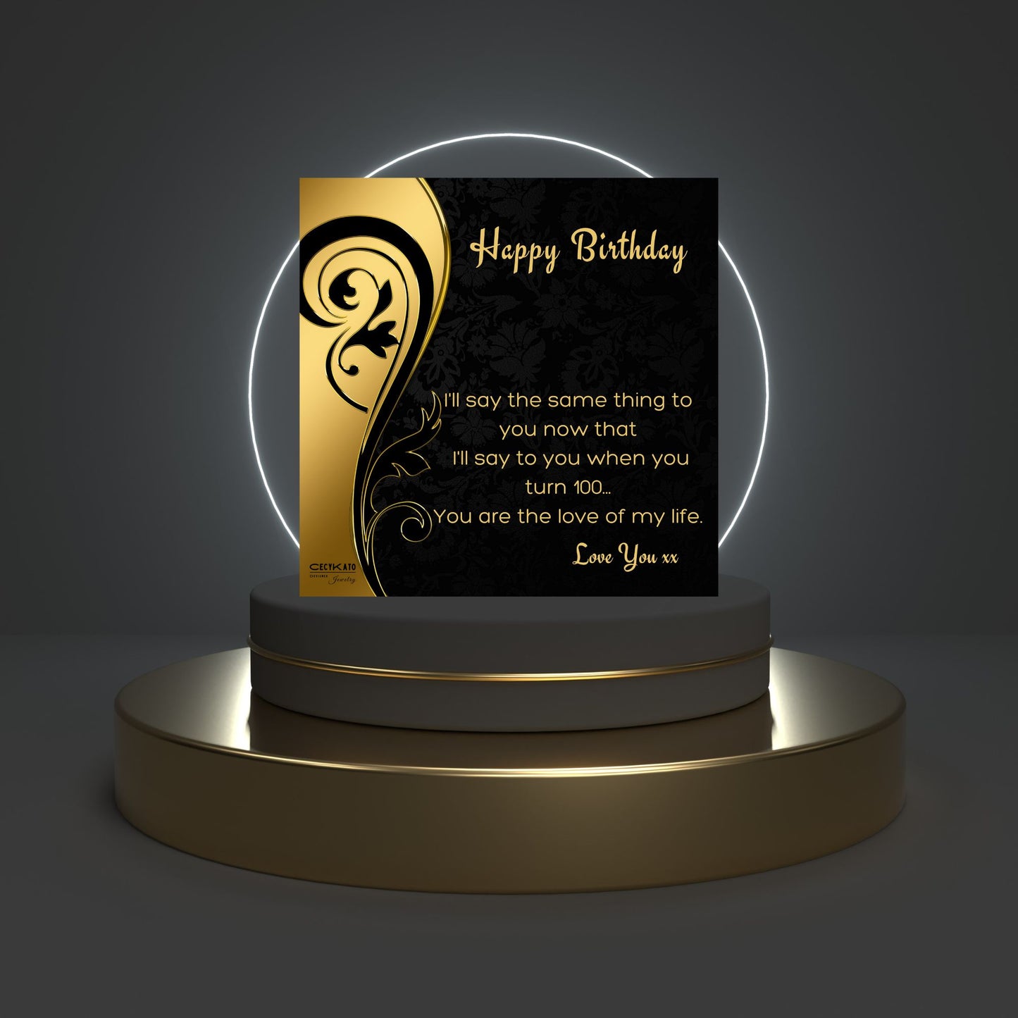 Happy Birthday - Message Card - C28HB