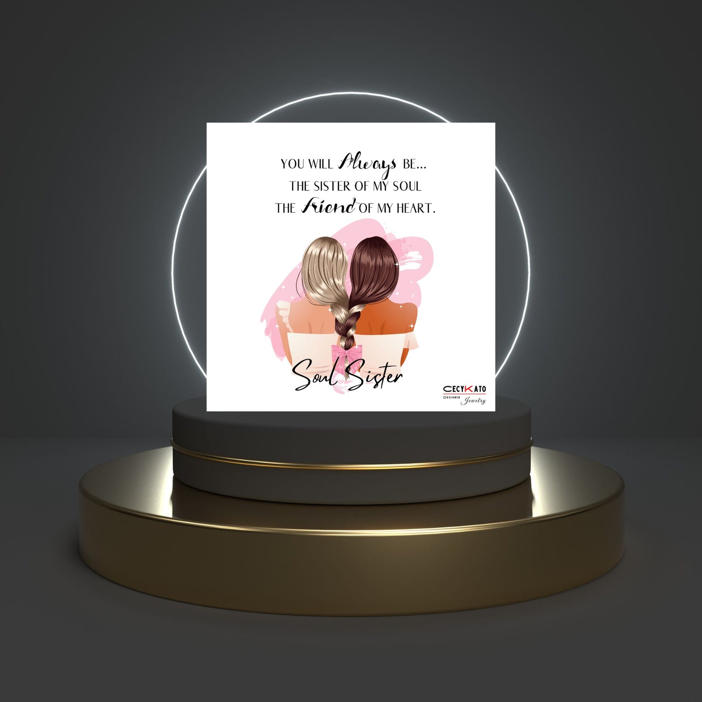 Soul Sister Message Card - C42F