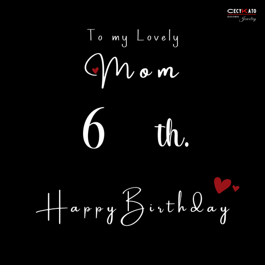Mom 60 Milestone Birthday / Happy Birthday Message Card - C80HBM6