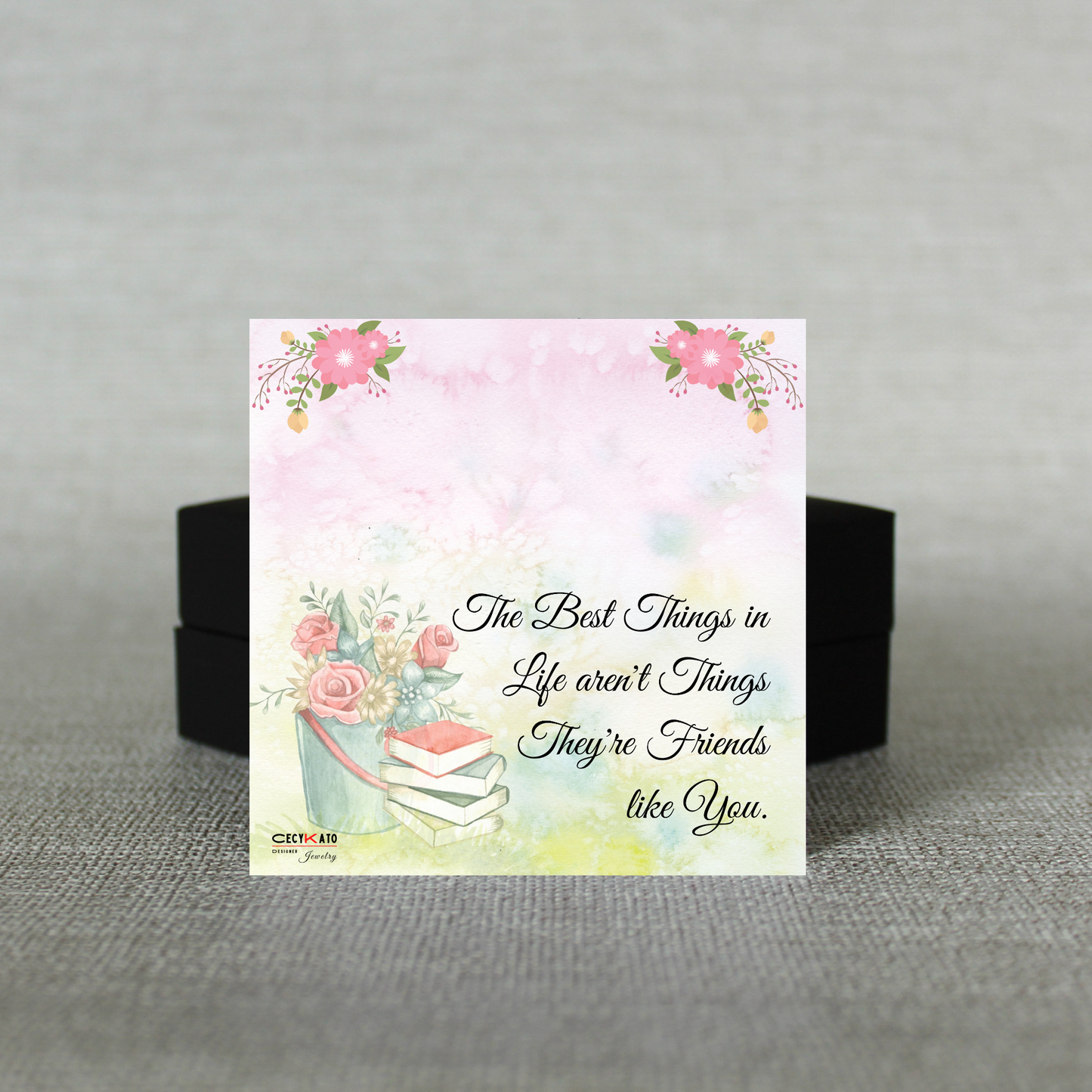The Best Things in Life Message Card - C1