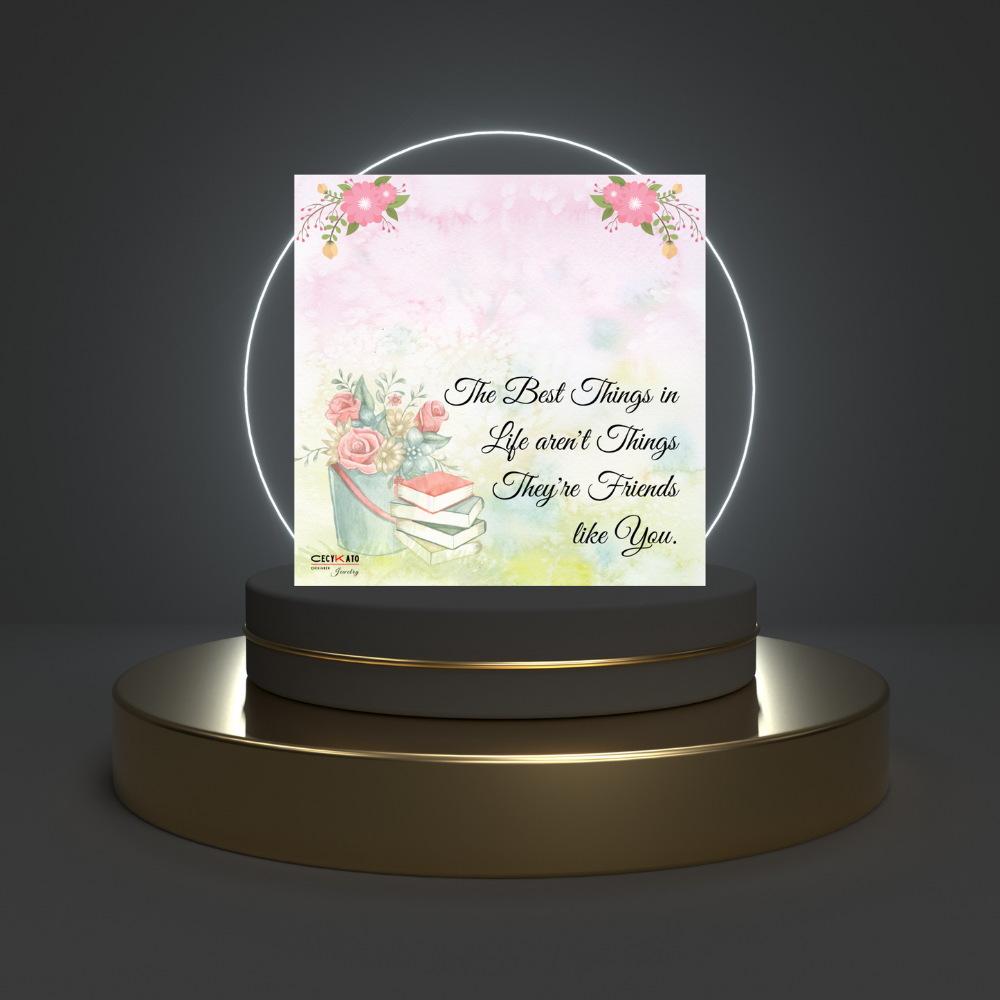 The Best Things in Life Message Card - C1