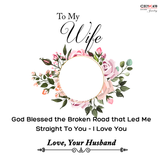 To My Wife Message Card - C12W