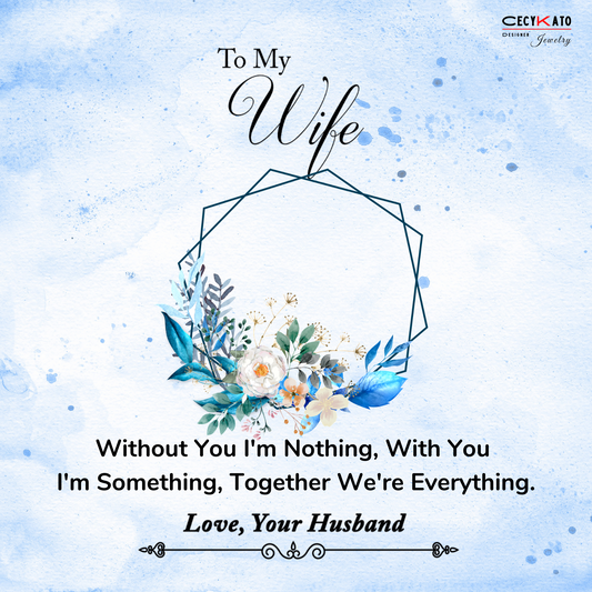 To My Wife Message Card - C13W