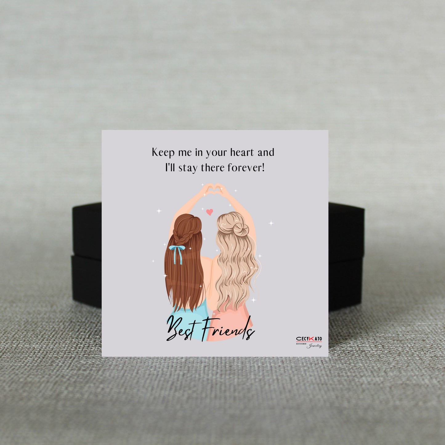 Best Friends Message Card - C45F