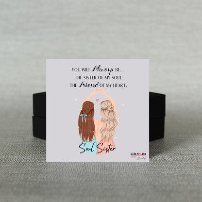 Soul Sister Message Card  - C41F