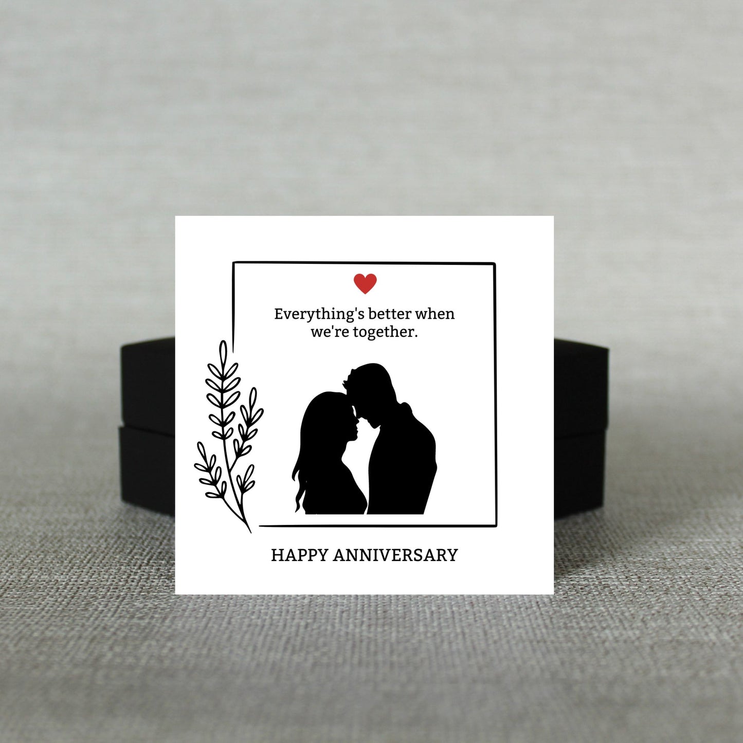 Happy Anniversary Message Card - C100