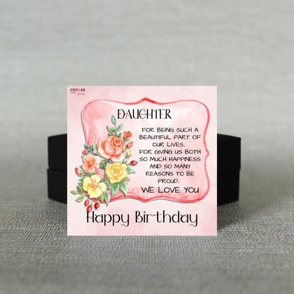 Daughter / Happy Birthday Message Card - C30HBD