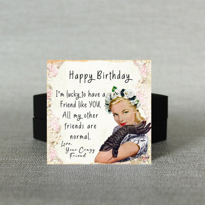 Happy Birthday - Friend Message Card - C9AHBF