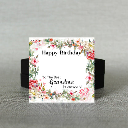 Grandma / Happy Birthday Message Card - C38HBGM