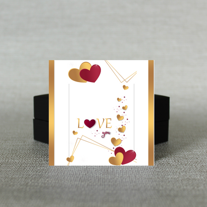 Love You Message Card - C105