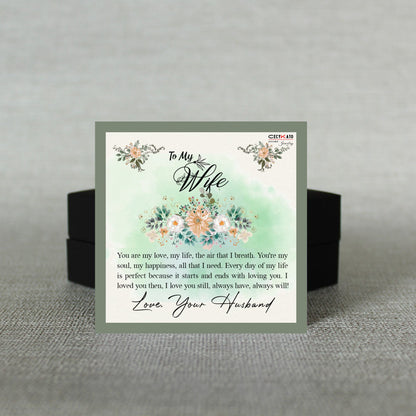 To My Wife Message Card - C21W