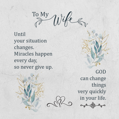 To My Wife Message Card - C20W