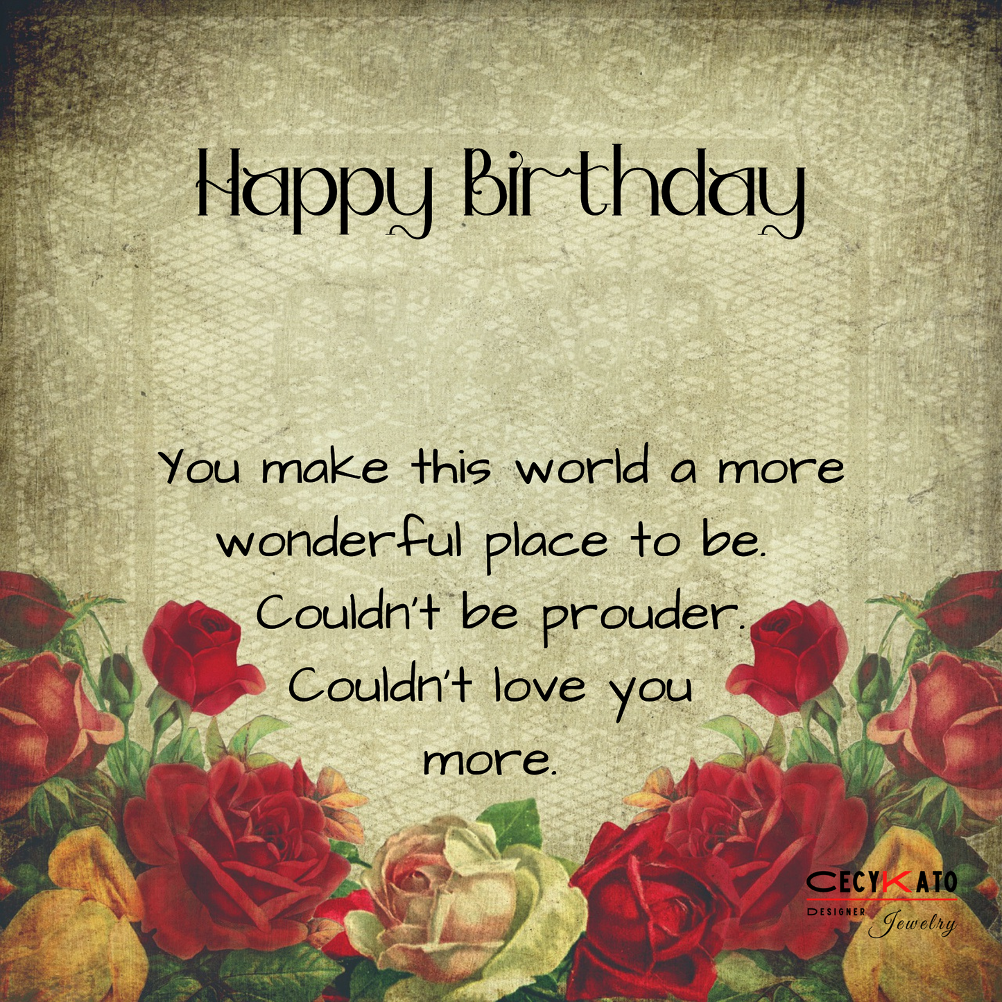 Happy Birthday - Message Card - C29HB