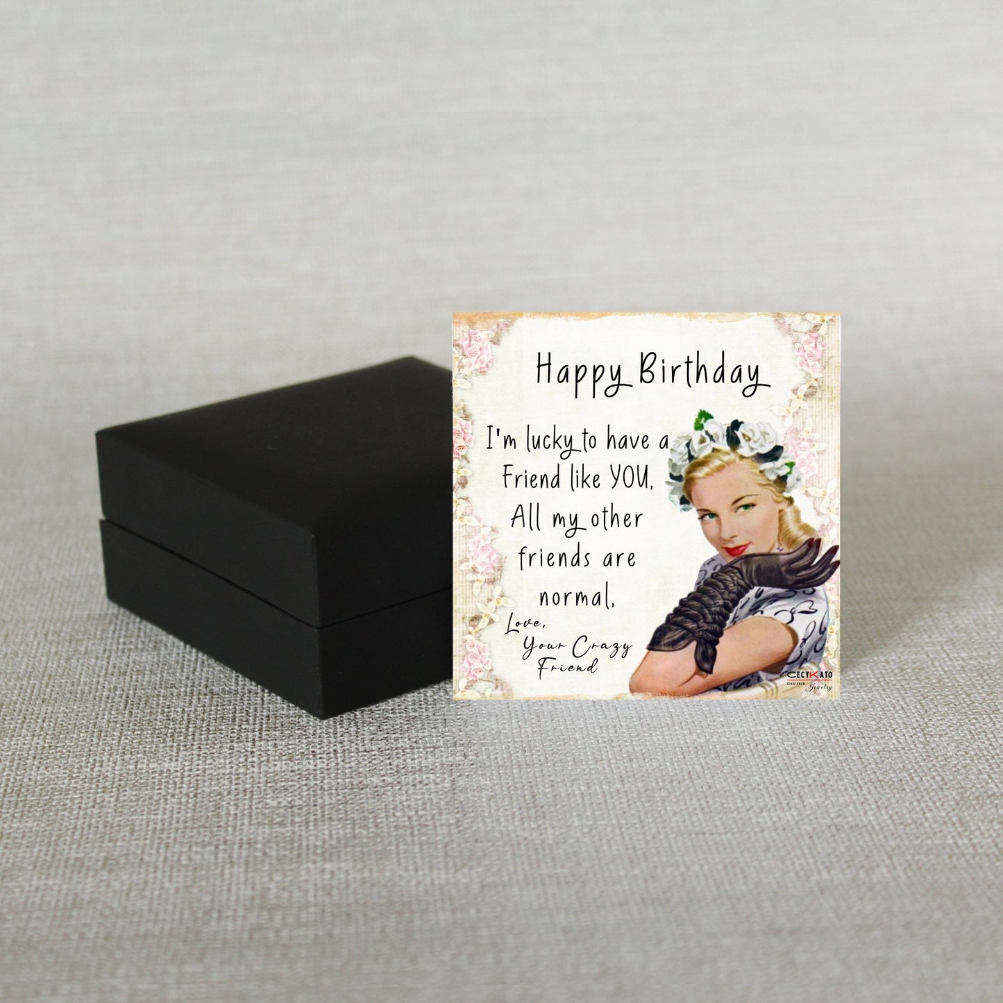 Happy Birthday - Friend Message Card - C9AHBF